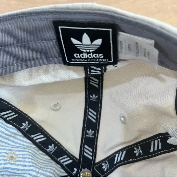 Adidas Originals Trefoil Hat Tan Strapback Adjustable Baseball Cap - Picture 6 of 7